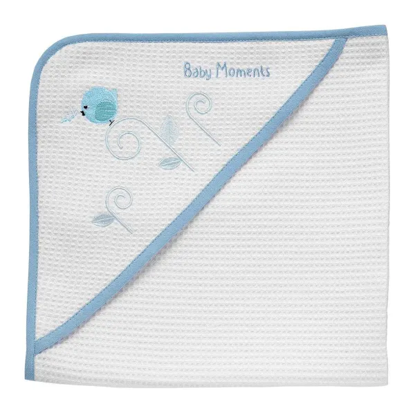 Cura E Accessori Bagnetto | Chicco Asciugamano Neonato Tenera Lumachina Azzurro