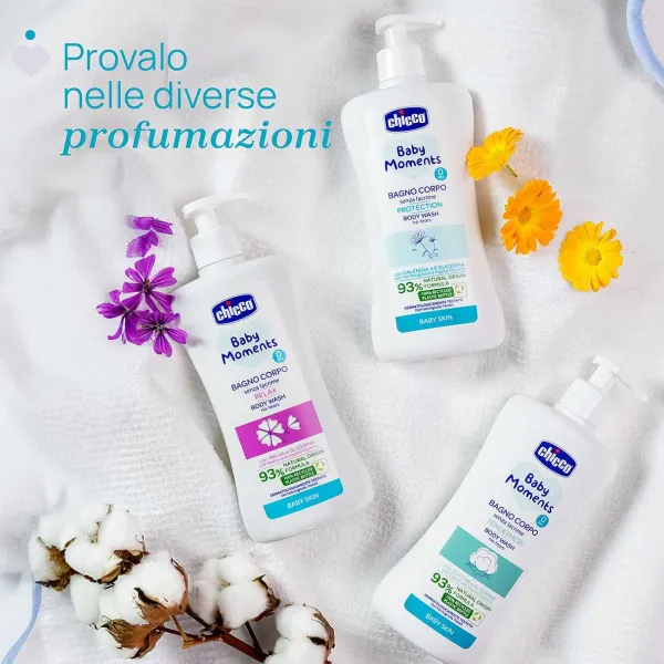 Shampoo E Bagnoschiuma | Chicco Bagno Corpo Senza Lacrime Baby Moments - Protection