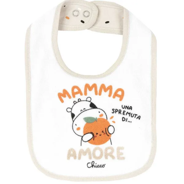Bavagli | Chicco Bavaglino Stampato Naturale Medio