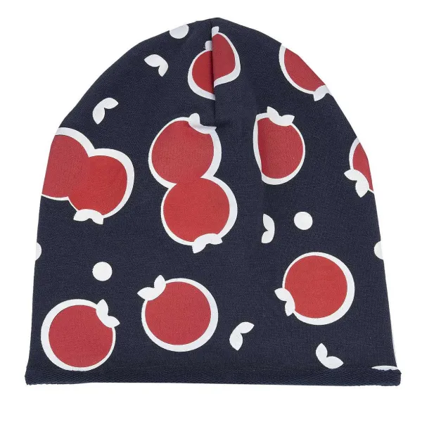 Cappelli, Guanti E Sciarpe | Chicco Cappellino Di Felpa Con Fantasia All Over Blu Stampato
