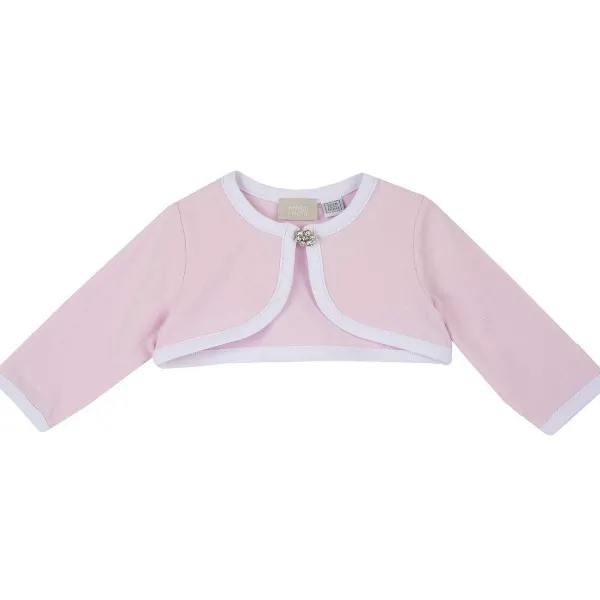 Cardigan | Chicco Cardigan Corto Con Bottone Gioiello
