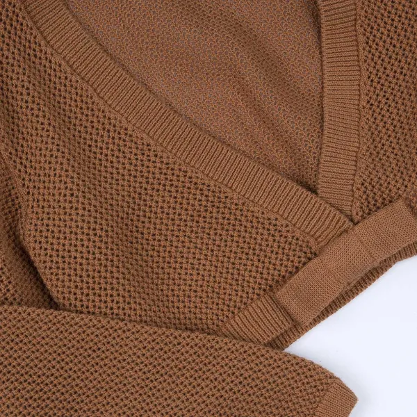 Cardigan | Chicco Cardigan Corto Con Fiocco Arancio Scuro