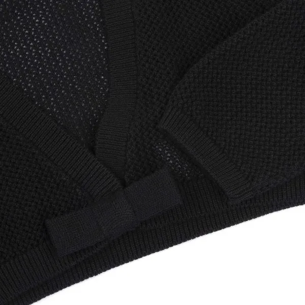 Cardigan | Chicco Cardigan Corto Con Fiocco Nero