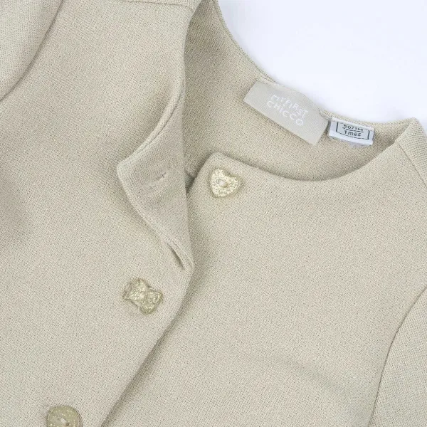 Cardigan | Chicco Cardigan Di Felpa Con Bottoni