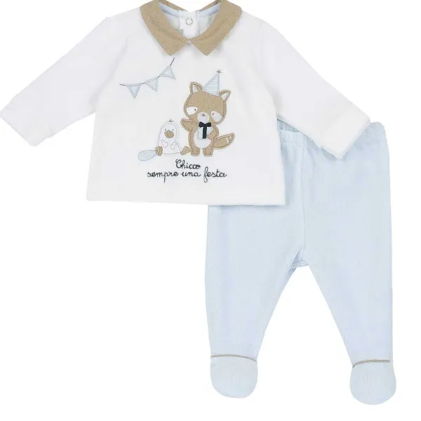Completi | Chicco Completo Maglia E Pantaloni Con Piedini