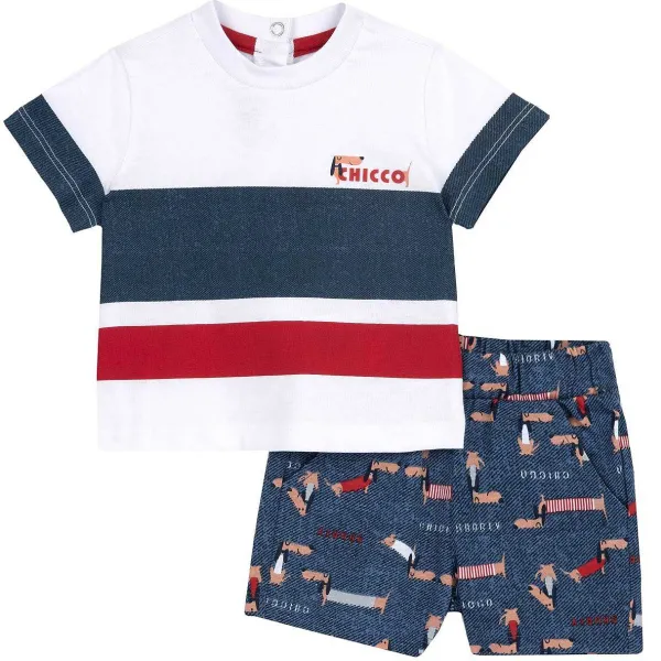 Completi | Chicco Completo Maglietta Con Pantaloni Corti