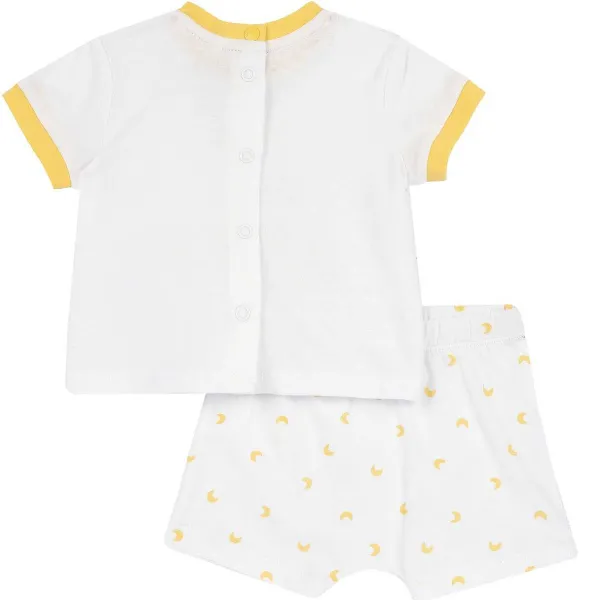 Completi | Chicco Completo Maglietta E Pantaloni Corti Bianco