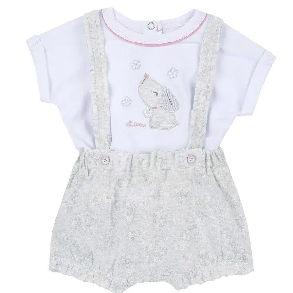 Completi | Chicco Completo Maglietta E Pantaloni Corti Con Bretelle