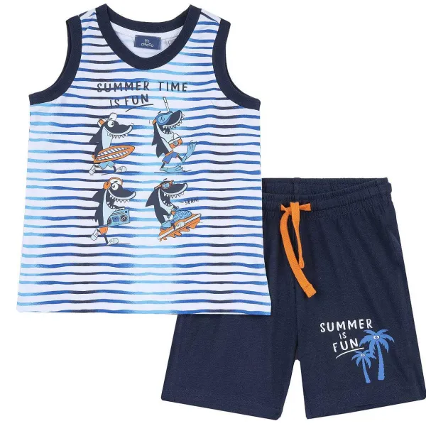 Completi | Chicco Completo Mare Canotta Con Pantaloni Corti