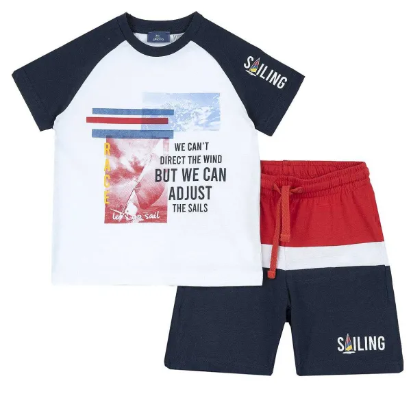 Completi | Chicco Completo Mare Maglietta Con Pantaloni Corti