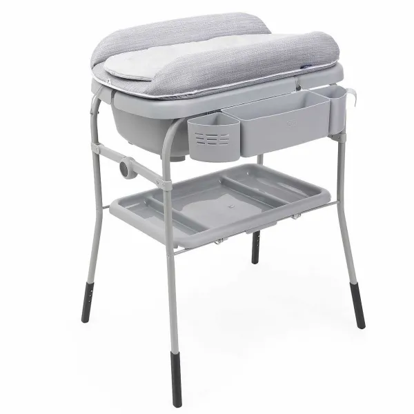 Bagnetti E Fasciatoi | Chicco Cuddle&Bubble Grey Melange