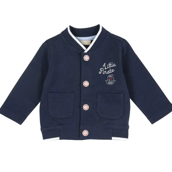 Cardigan | Chicco Felpa Con Bottoni Automatici