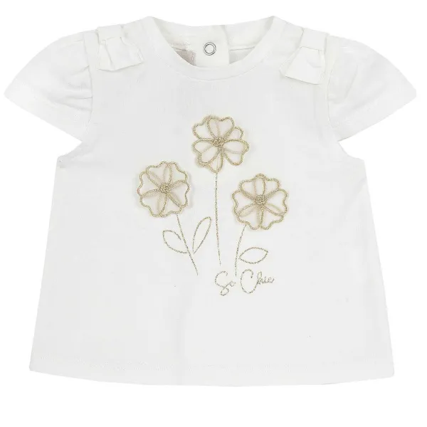 T-Shirt | Chicco Maglietta Con Stampa E Applicazioni