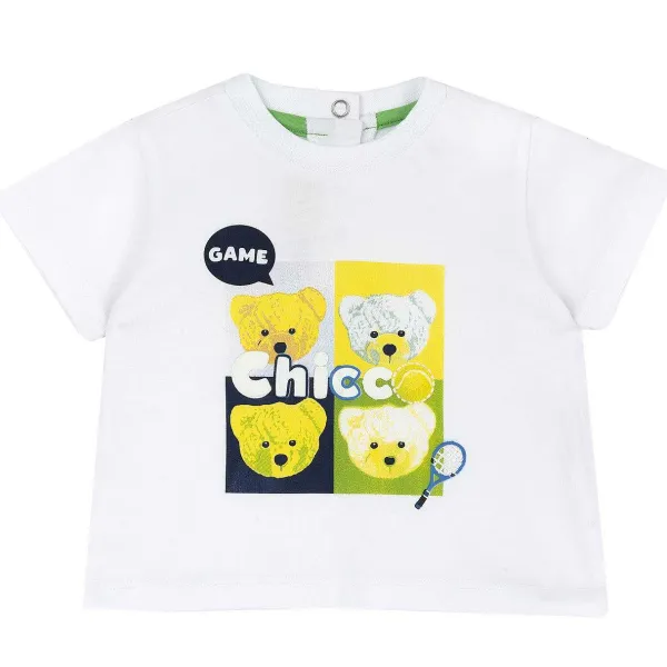 T-Shirt | Chicco Maglietta Manica Corta Bianco