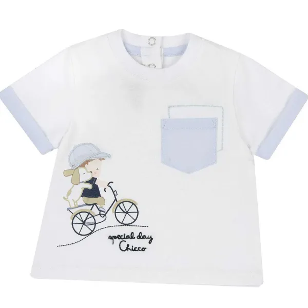 T-Shirt | Chicco Maglietta Manica Corta Bianco