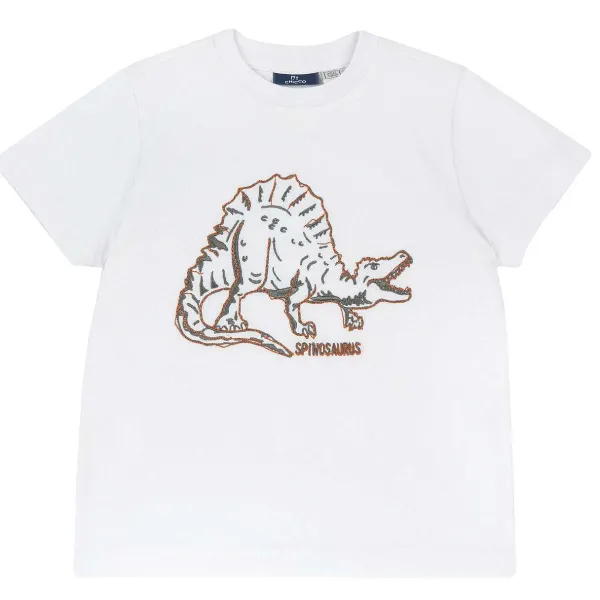T-Shirt | Chicco Maglietta Manica Corta Con Dinosauro