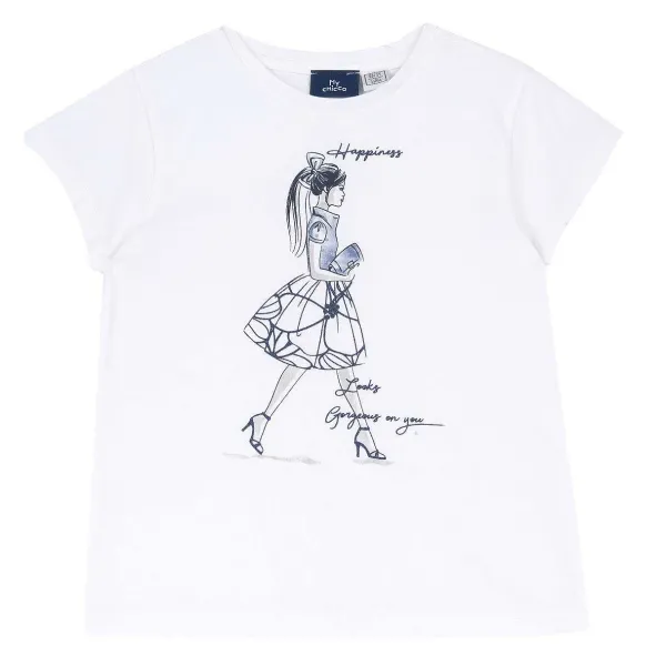 T-Shirt | Chicco Maglietta Manica Corta Con Stampa