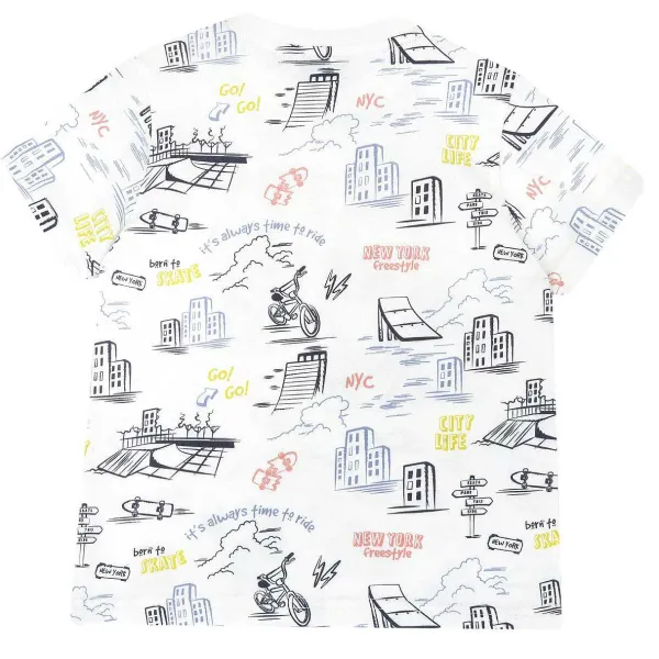 T-Shirt | Chicco Maglietta Manica Corta Fantasia