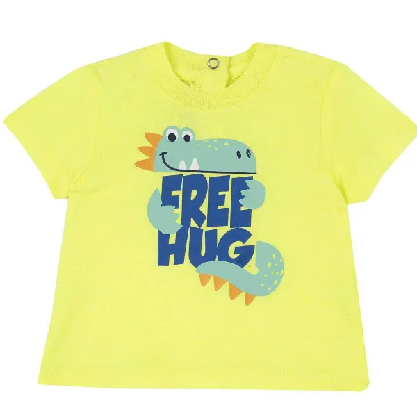 T-Shirt | Chicco Maglietta Manica Corta Fluo Giallo Chiaro