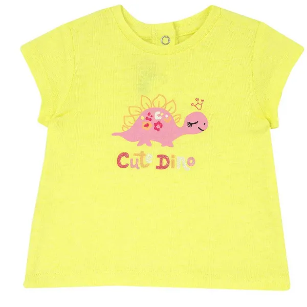 T-Shirt | Chicco Maglietta Manica Corta Fluo Giallo Chiaro