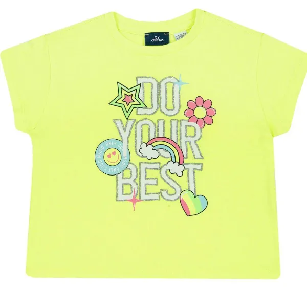 T-Shirt | Chicco Maglietta Manica Corta Fluo