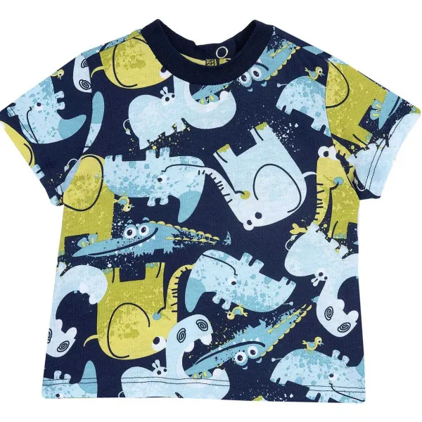 T-Shirt | Chicco Maglietta Manica Corta Stampa Fantasia