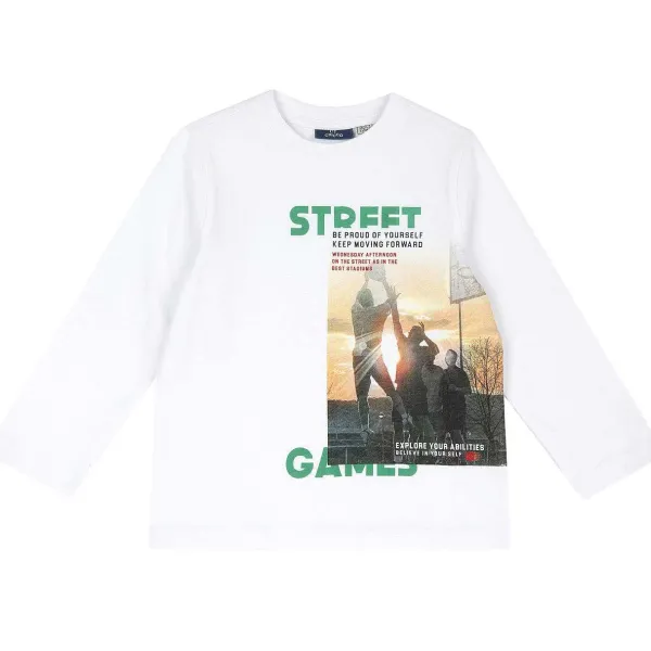 T-Shirt | Chicco Maglietta Manica Lunga Bianco
