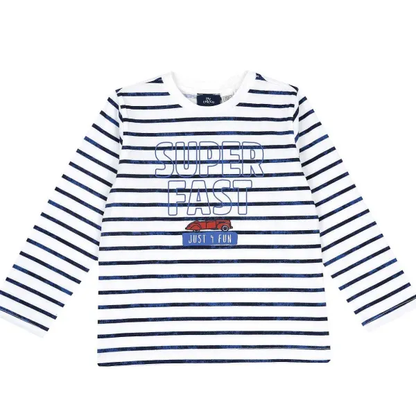 T-Shirt | Chicco Maglietta Manica Lunga A Righe
