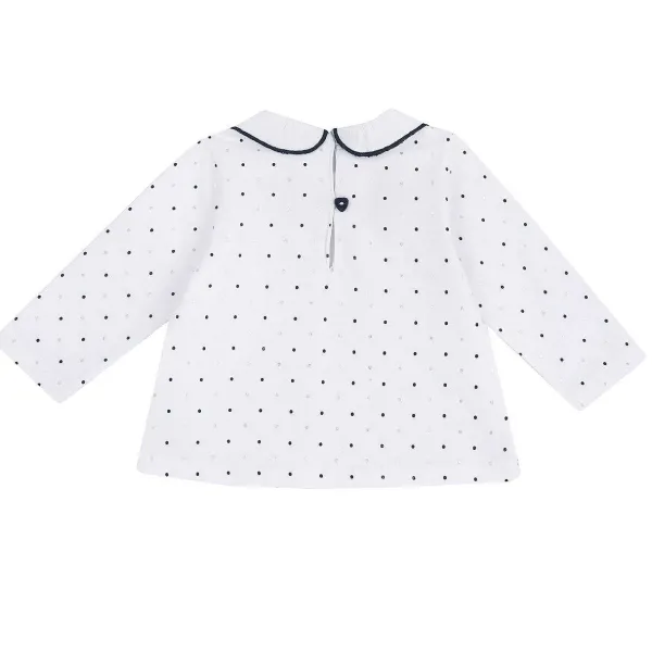 T-Shirt | Chicco Maglietta Manica Lunga Con Microstampa
