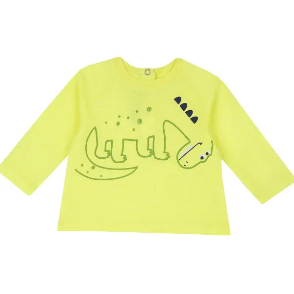 T-Shirt | Chicco Maglietta Manica Lunga Tinta Unita Fluo