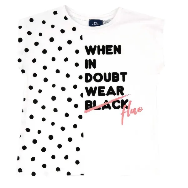 T-Shirt | Chicco Maglietta Manica Mini Con Stampa