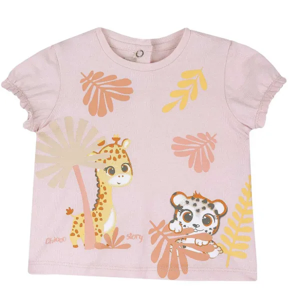 T-Shirt | Chicco Maglietta Rosa Manica Corta