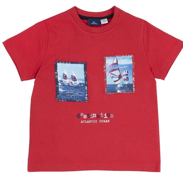 T-Shirt | Chicco Maglietta Rossa Manica Corta