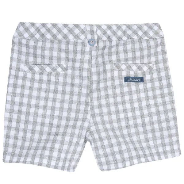 Pantaloni | Chicco Pantaloni Corti A Quadretti