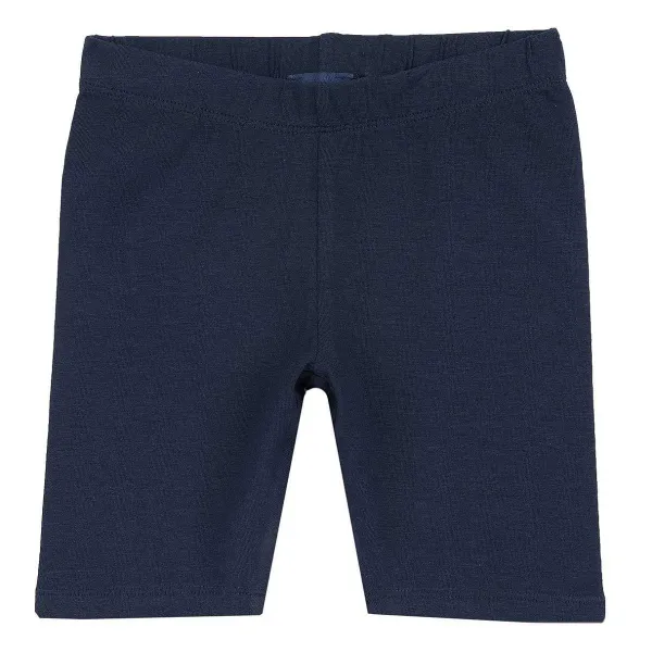 Pantaloni | Chicco Pantaloni Corti In Cotone Unito Blu Scuro