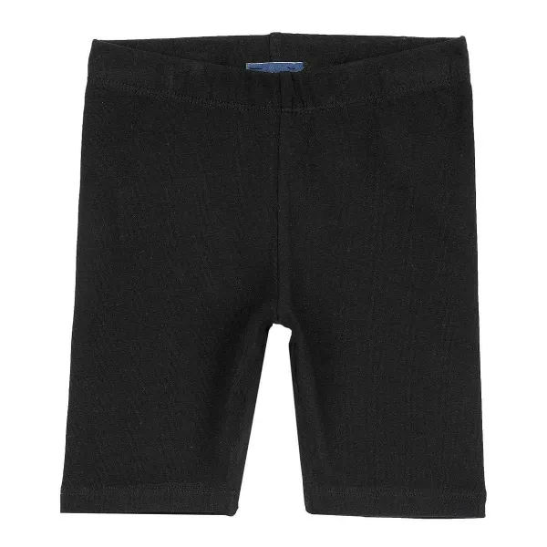 Pantaloni | Chicco Pantaloni Corti In Cotone Unito Nero