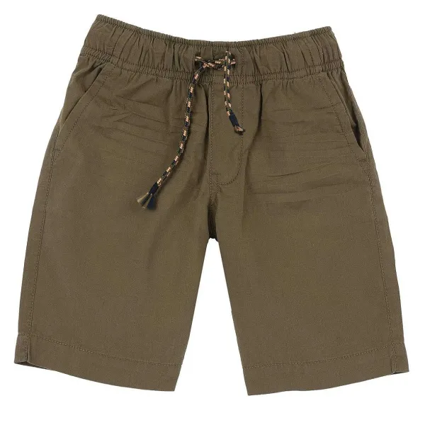 Pantaloni | Chicco Pantaloni Corti Tinta Unita Verde Scuro