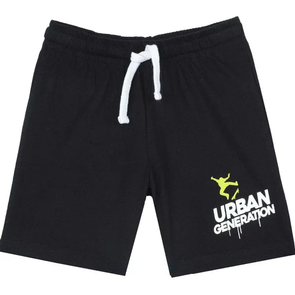 Pantaloni | Chicco Pantaloni Corti Tinta Unita Nero