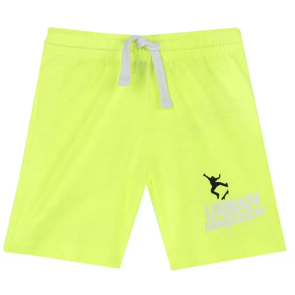 Pantaloni | Chicco Pantaloni Corti Tinta Unita Giallo Chiaro