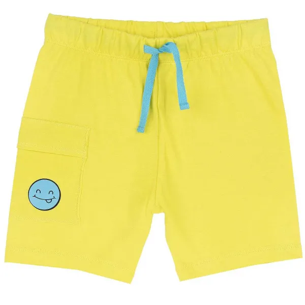 Pantaloni | Chicco Pantaloni Corti Tinta Unita Giallo Medio