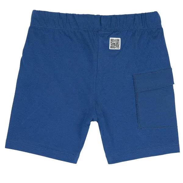 Pantaloni | Chicco Pantaloni Corti Tinta Unita Blu Medio