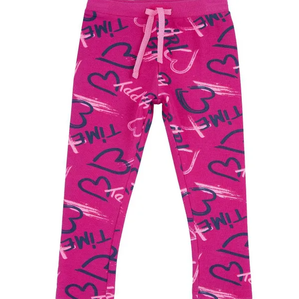 Pantaloni | Chicco Pantaloni Di Felpa Con Stampa Allover Rosa Stampato