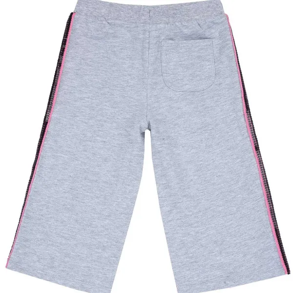 Pantaloni | Chicco Pantaloni In Felpa Con Bande Laterali Grigio Chiaro