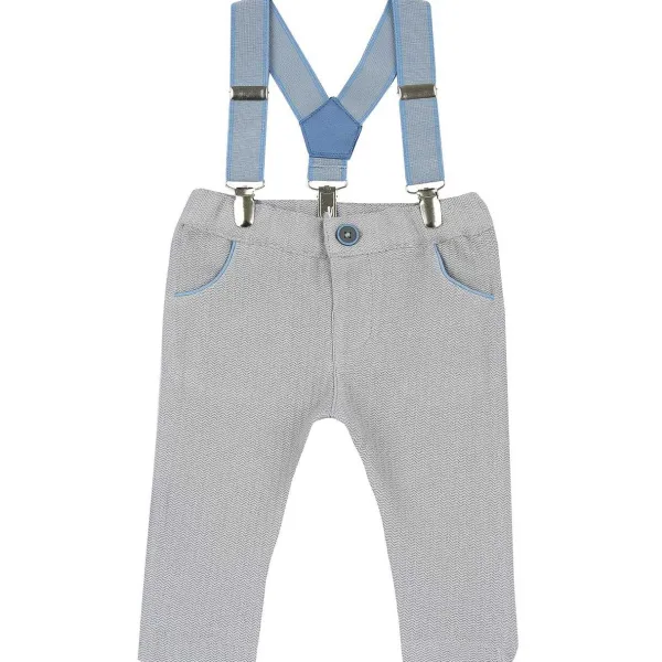 Pantaloni | Chicco Pantaloni Lunghi Con Bretelle
