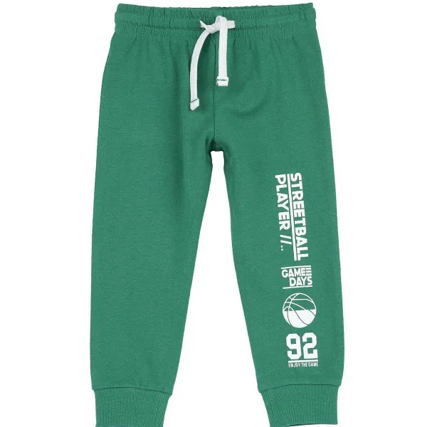 Pantaloni | Chicco Pantaloni Lunghi In Felpa Verde Medio