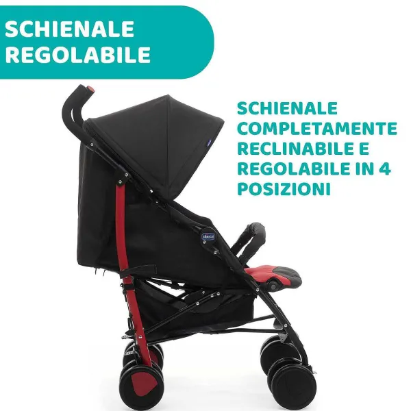 Passeggini | Chicco Passeggino Echo Scarlet