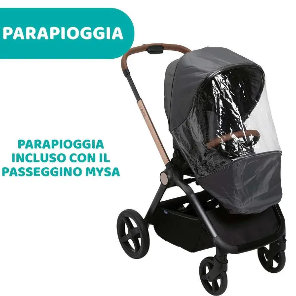 Passeggini | Chicco Passeggino Mysa Black Satin