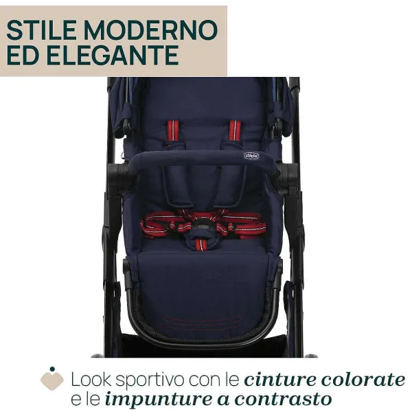 Passeggini | Chicco Passeggino Seety Oxford Blue