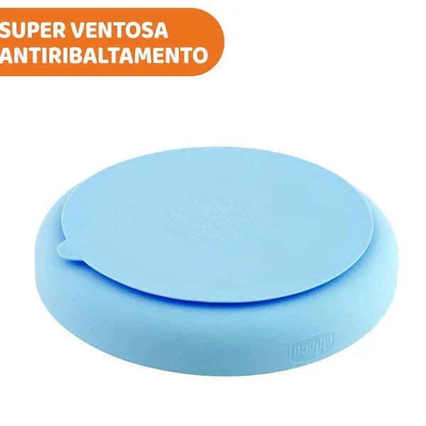 Piatti E Posate | Chicco Piatto In Silicone Con Ventosa Rosa