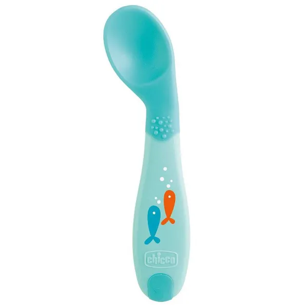 Piatti E Posate | Chicco Primo Cucchiaio Azzurro